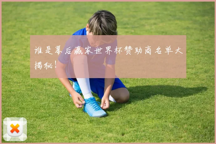 谁是幕后赢家世界杯赞助商名单大揭秘！