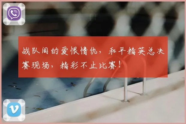 战队间的爱恨情仇,和平精英总决赛现场,精彩不止比赛!
